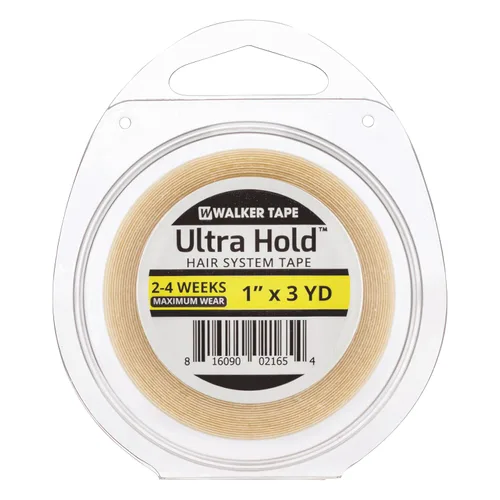 Vista 7 de Walker Tape Rollo de cinta Ultra Hold de 1/2 x 12 yardas para instalaciones de pelucas, sistemas de encaje, aplicaciones de tupé, preparación