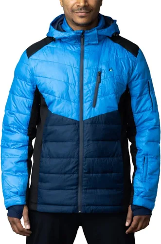Vista 13 de Apricoat EcoDown Jacket - Chaqueta acolchada con capucha ligera y resistente al agua - Abrigo de invierno resistente al viento con aislamiento