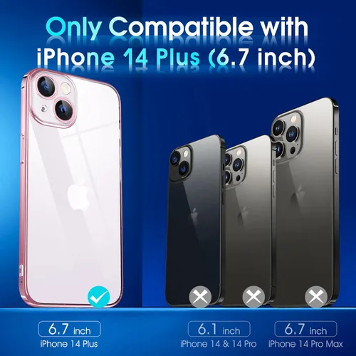 Vista 646 de Supdeal Funda cristalina transparente para iPhone 11, [No se amarillea] [Protección de la cámara] [Probado contra caídas de grado militar] Funda