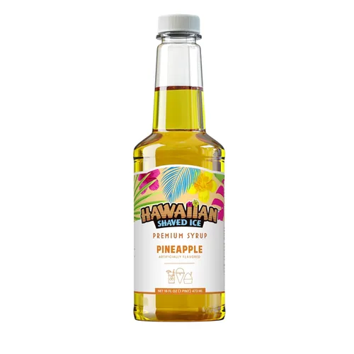 Vista 35 de Jarabe de Ahijado Helado Hawaiian Shaved Ice, Tamaño Pinta, Sabor Sangre de Tigre, Ideal para Raspaditas, Soda Italiana, Paletas, No Necesita