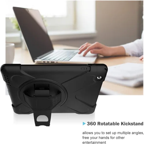 Vista 7 de ProCase Funda resistente resistente para iPad 2 3 4 (modelo antiguo), a prueba de golpes 360 grados giratoria Kickstand Funda protectora para iPad