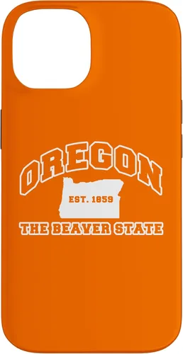 Vista 4 de iPhone 16 Oregon Souvenir Vacation Est 1859 The Beaver State Adults Case