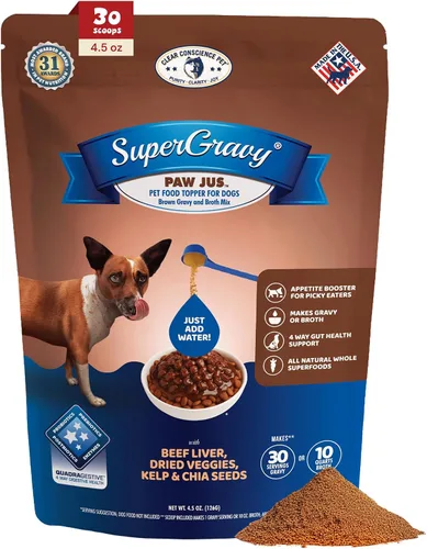 Vista 12 de CLEAR CONSCIENCE PET® Paw Jus™ SuperGravy® - Comida natural para perros, mezcla de caldo de hidratación, condimento para croquetas sin gluten