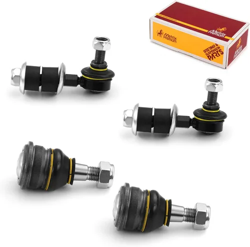 Vista 160 de Metrix Premium Chassis Parts - Juego de 4 piezas de articulación de rótula superior y barra estabilizadora delantera para Ford Ranger RWD 1998-2011