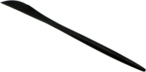 Vista 7 de JASHII 18/10 mate negro cubiertos de acero inoxidable 5 piezas Set, cuchillo tenedor ensalada tenedor postre cuchara de la cena, servicio de 1, lujo