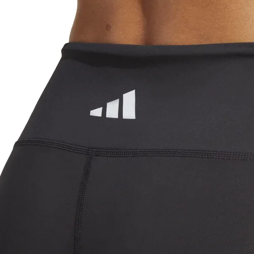 Vista 3 de adidas Pantalones cortos de 3 rayas de 4 pulgadas para mujer