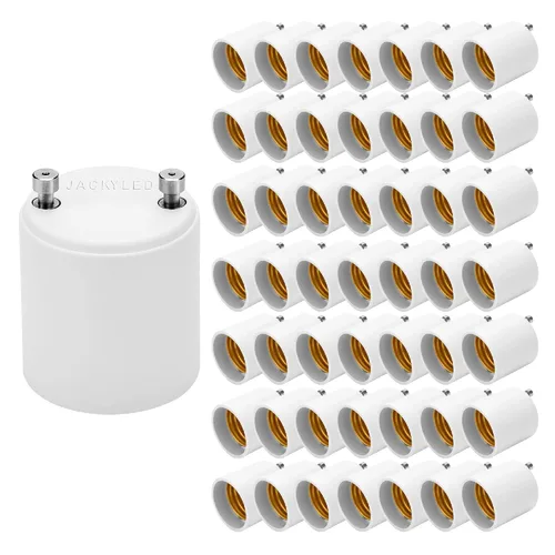 Vista 12 de Paquete de 2 adaptadores JACKYLED GU24 a E26, hasta 392 ℉ resistentes al