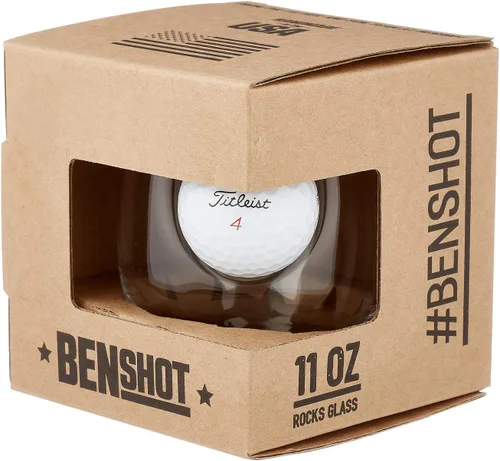 Vista 2 de BenShot Bola de golf Rocks Glass - 11oz Fabricado en los Estados Unidos