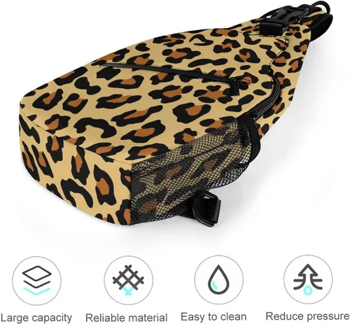 Vista 5 de IMPCOKRU Mochila cruzada para hombres y mujeres, mochila de hombro ligera para deportes casuales, viajes, senderismo., camuflaje
