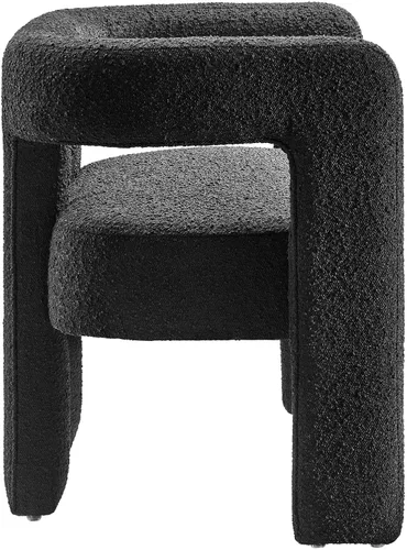 Vista 4 de Modway EEI-6477-BLK Kayla Boucle - Sofá biplaza tapizado, color negro
