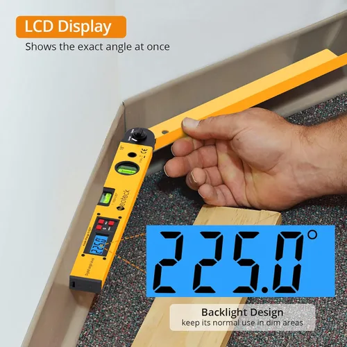 Vista 4 de Neoteck 225 ° 16 retroiluminación de aluminio del LCD del transportador del Dorado