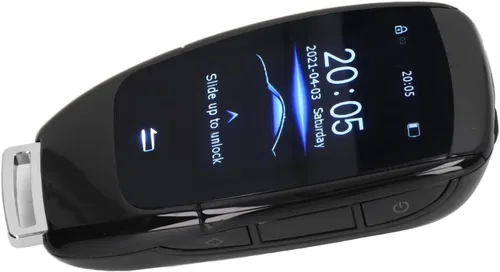 Vista 10 de Aramox Llave remota inteligente, llave inteligente universal TK900 LCD Smart Key Remote Entrada sin llave para botón de arranque y parada del motor