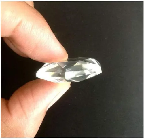 Vista 4 de StoneStory - Cuentas de cristal natural pulido sin taladrar para joyería, colgantes, 1 pieza