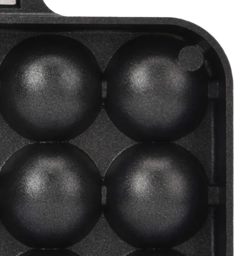 Vista 7 de Takoyaki - Plato para parrilla, bandeja Takoyaki sólida antiadherente con 4 agujas de hornear para Takoyaki y panqueques redondos