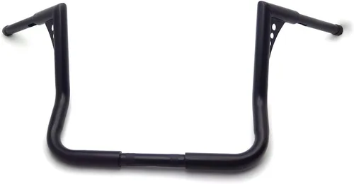 Vista 5 de HTTMT- US-TGHD-HB025-BK2-1-1/4" Ape Hanger Manillar de 12 pulgadas de altura compatible con Harley Touring con carenado Batwing
