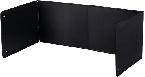 Vista 8 de Grande Protector de 3 Lados contra Salpicaduras para Freír en la Estufa, Protector contra Salpicaduras de Aceite para Cocinar en la Estufa Negro