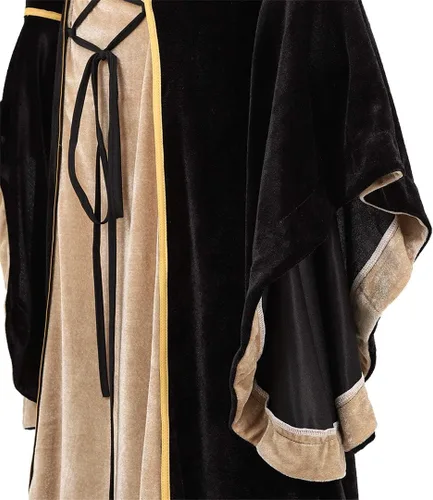 Vista 11 de Kranchungel - Vestidos renacentistas de estilo medieval/irlandés/campesino para mujer; disfraz de hada, para bailes