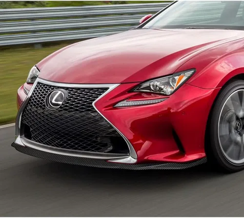Vista 5 de Q1-TECH, borde de parachoques delantero compatible con modelos Lexus RC300 / RC350 / RC 2015-2018 solamente, alerón de parachoques delantero, kit