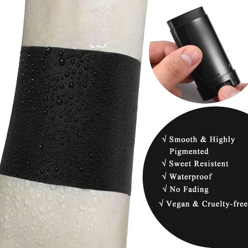 Vista 5 de Accesorios de béisbol negros para ojos, ojos antirreflejos, negro, rosa, negro, para béisbol, sóftbol, fútbol, impermeable, ultra duradero