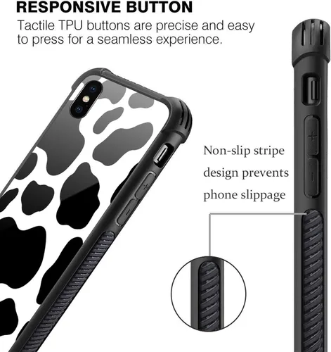 Vista 58 de Funda compatible con iPhone XR, diseño de elefantes africanos para niñas, diseño de patrón a prueba de golpes, antiarañazos, carcasa trasera
