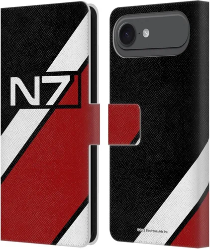 Vista 18 de Head Case Designs Funda de piel con licencia oficial de EA Bioware Mass Effect Cerberus Logo Graphics tipo cartera compatible con Apple iPhone 11