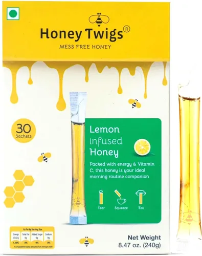 Vista 15 de Honey Twigs Honey Sticks Caja de regalo – 36 pajitas de miel natural de una sola porción – 8.47 onzas por paquete (0.28 oz por palo) Paquete
