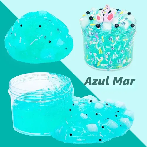 Vista 6 de UIVIEHIR Kit de Slime Transparente Jelly Cube de 8 Paquetes para Niños, Slime Crujiente, Juguete Antiestrés, Obsequios de Fiesta para Niñas y Niños