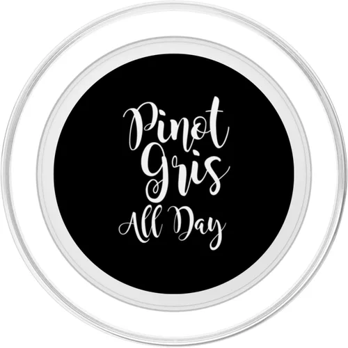 Vista 2 de Pinot Gris All Day - Cute Wine Lovers Gift for Women PopSockets MagSafe PopGrip for iPhone