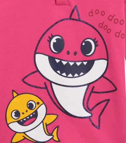 Vista 4 de Pinkfong Baby Shark - Sudadera con capucha para niñas recién nacidas a niños pequeños