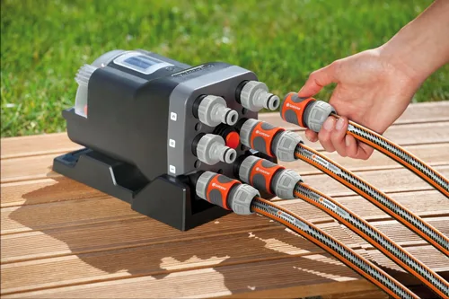 Vista 5 de GARDENA Distribuidor de agua mecánico automático de 6 zonas