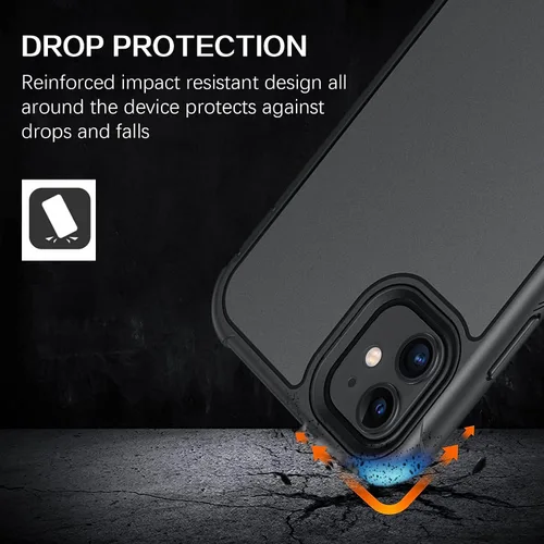 Vista 4 de VENINGO Funda para iPhone 11, funda para iPhone 11, resistente de 3 capas con soporte para cinturón, funda de clip para cinturón, a prueba