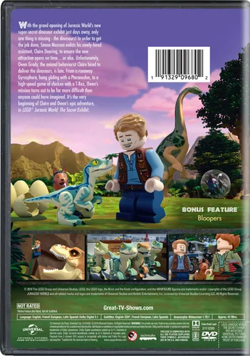 Vista 2 de LEGO Jurassic World The Secret Exhibit DVD