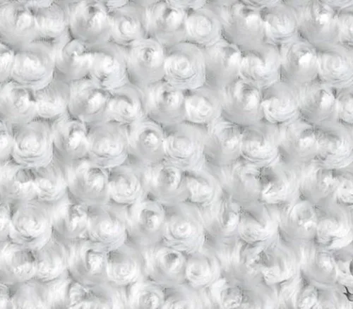 Vista 23 de Tela Minky Rosebud Almond / 58 pulgadas de ancho/vendido por The Yard