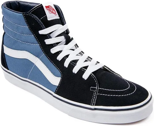 Vista 9 de Vans Sk8-Hi - Zapatillas de skate unisex de alta calidad, cómodas y duraderas en suela de goma gofrera Negro (negro/blanco)