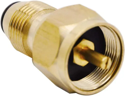 Vista 3 de YOUHO Adaptador de tanque de propano universal más seguro adaptador de recarga de propano para botella desechable desechable – 100% latón macizo