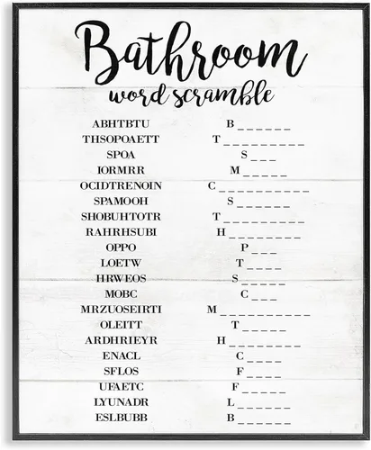 Vista 15 de Stupell Industries 'I See London and France Saying Bathroom Humor', arte giclée enmarcado, negro, 16 x 20 pulgadas, fácil de colgar y resistente