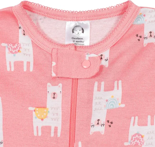 Vista 13 de Gerber Pijamas de pies para bebé, niña - 4