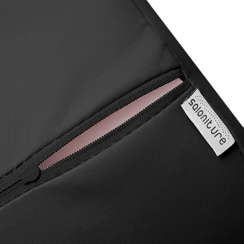 Vista 2 de Saloniture Almohadilla Cilíndrica Jumbo Redonda para Mesa de Masaje - 26 x 9 Pulgadas - Negro