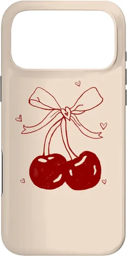 Vista 22 de Cherri Ties Bow Cherry - Carcasa para iPhone 17