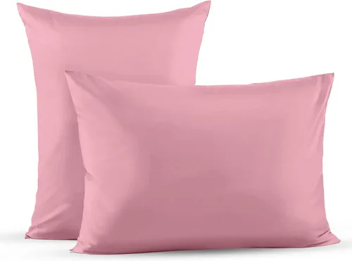 Vista 14 de Superity Linen Fundas de almohada de tamaño estándar, paquete de 2 unidades, 100% algodón suave y cómodo, color negro