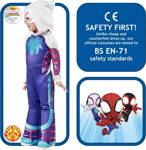 Vista 3 de Rubies Disfraz de araña fantasma de Spidery y sus increíbles amigos