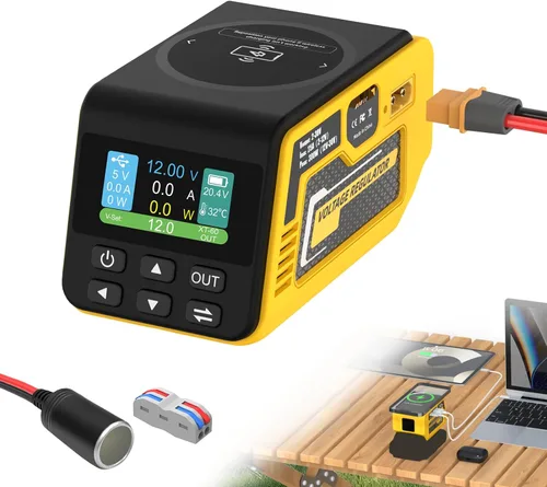 Vista 8 de Kzreect - Convertidor de 12 V, 20 A, 240 W, CC a CC, reductor de voltaje de 17-55 V a 12 V