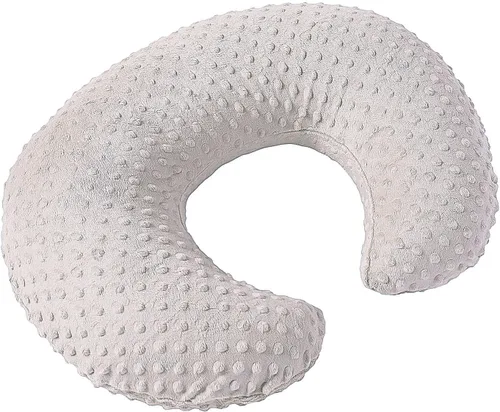 Vista 15 de Funda de almohada de lactancia con lunares, funda de almohada de felpa para lactancia materna Funda para almohada de lactancia, transpirable, Negro