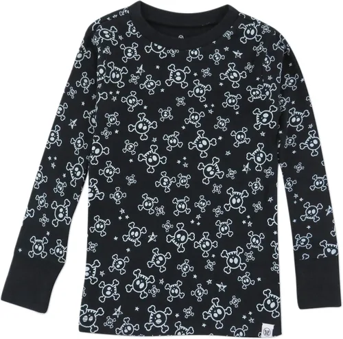 Vista 2 de HonestBaby Conjunto de pijama de 2 piezas de algodón orgánico unisex para bebé