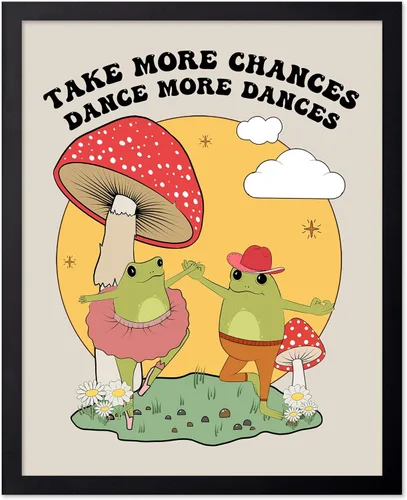Vista 70 de Poster Master Dance More Dances Poster - Retro Dancing Cats Print - Groovy Cat Art - Preppy & Trendy Design - Positive Quotes Artwork - Dance Decor