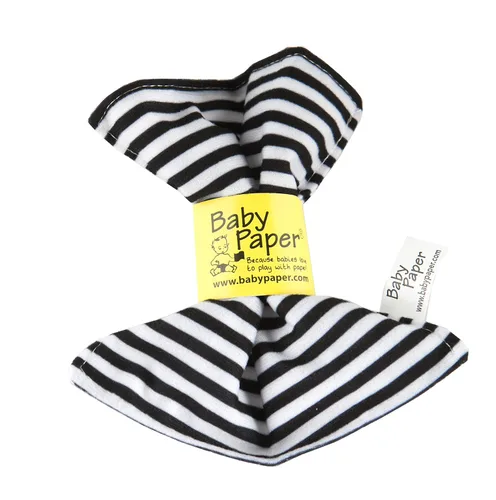 Vista 7 de Baby Paper Juguete sensorial arrugado y mordedor, estampado de flechas, regalo lavable Arrows