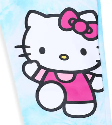 Vista 7 de Hello Kitty Sanrio Girls 2 Pack Joggers for Big Kids - PinkBlueRedGrey