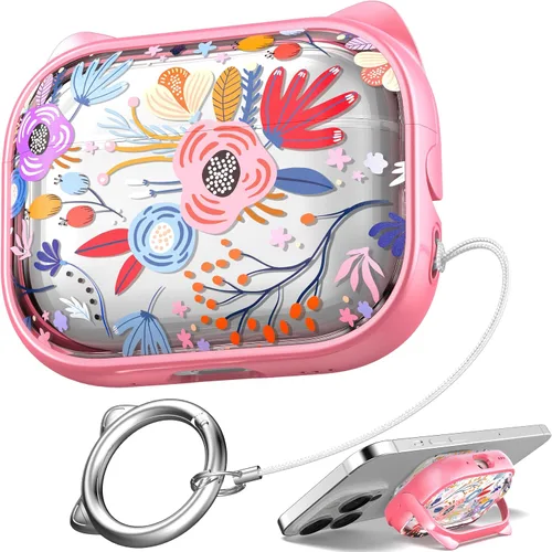Vista 63 de Funda para Estuche de Airpods Pro de 2ª/1ª Generación, Compatible con Estuche de Airpods Pro de 2ª Gen Puerto de Carga USB C, Funda Suave