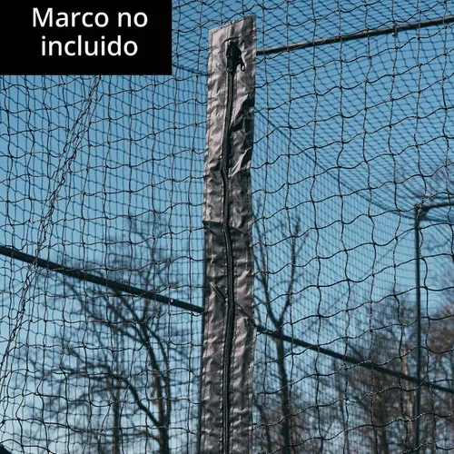 Vista 7 de Murray Sporting Goods Red de jaula de bateo de béisbol/sóftbol – 40 pies Solo red de pie – Marco no incluido