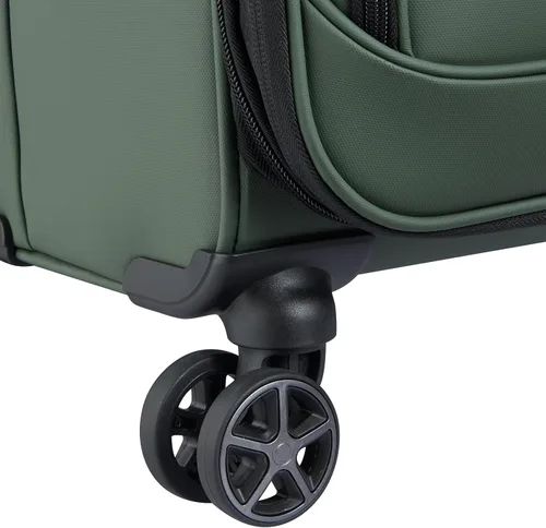Vista 9 de DELSEY Paris Sky Lite Softside - Maleta expandible con ruedas giratorias, Verde, Sky Lite Softside - Maleta expandible con ruedas giratorias